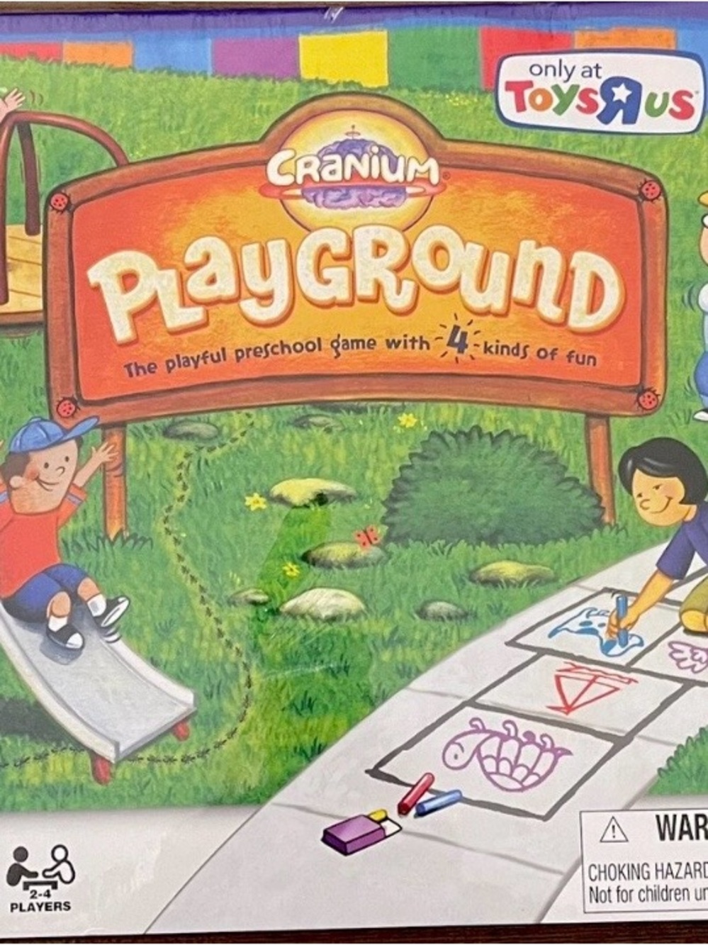 Hasbro Cranium Playground Board Game - Green and Orange
